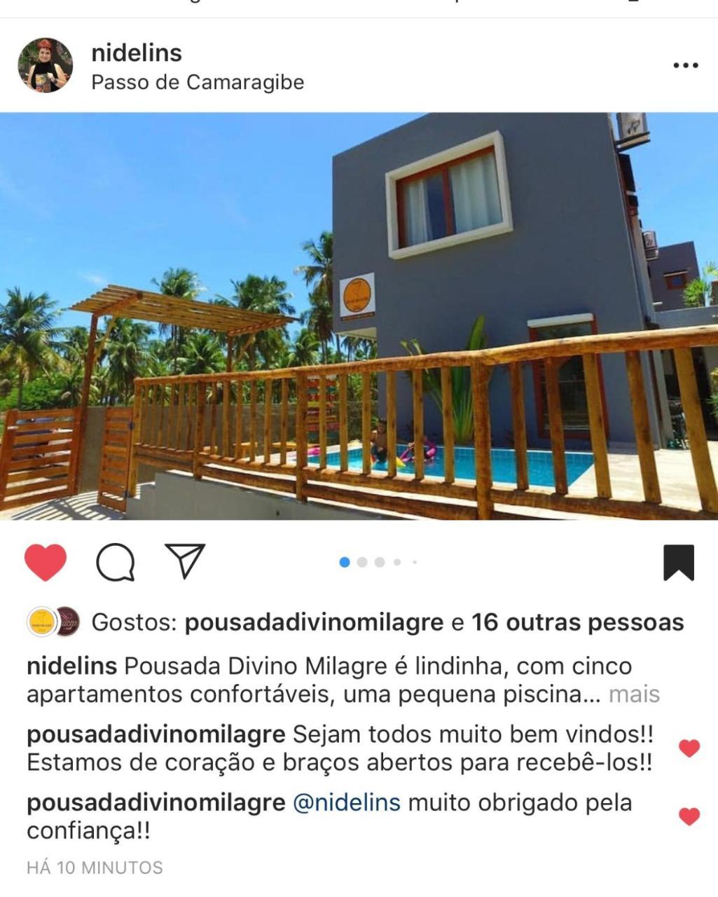 Pousada Divino Milagre Passo de Camarajibe Bagian luar foto